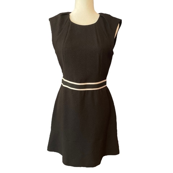 Sandro Paris Black Textured Mini Dress - Picture 8 of 9
